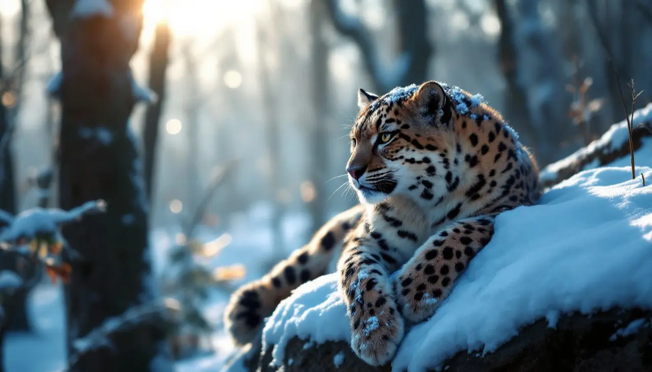 Eine bedrohte Tierart in der Natur