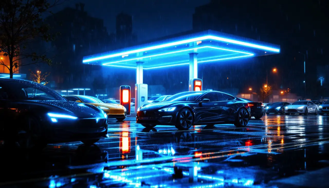 Schnellladestation für Elektroautos